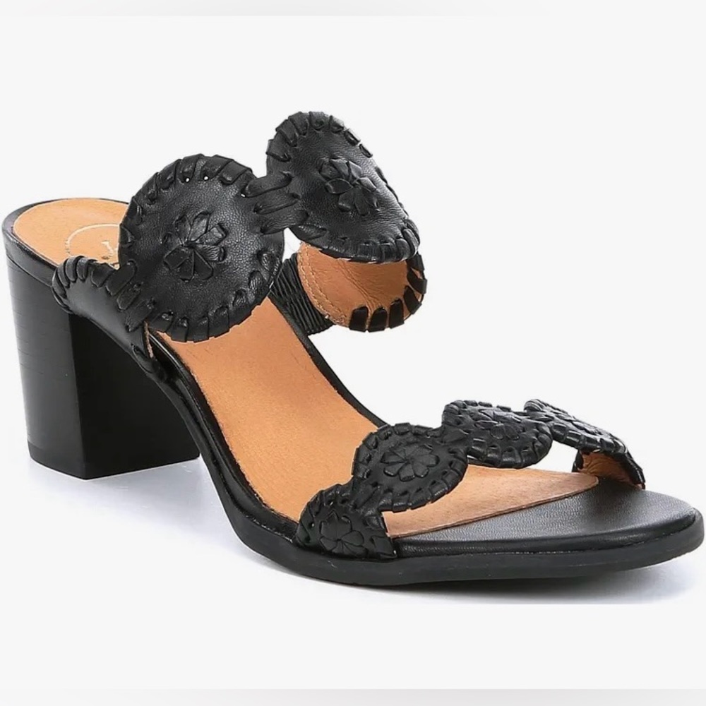 Jack Rogers Lauren Mid Heel Shoes Sz 8.5